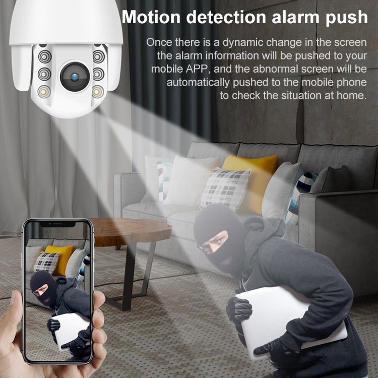 QX2 1080P HD 360 Degrees Panoramic WiFi Day and Night Full-color IP66 Waterproof Smart Camera, Support Motion Detection / Two-way Voice / TF Card, US Plug, WiFi Version QX2 1080P HD 360 Degrees Panoramic WiFi Day and Night Full-color IP66 Waterproof Smart Camera, Support Motion Detection / Two-way Voice / TF Card, US Plug, WiFi Version